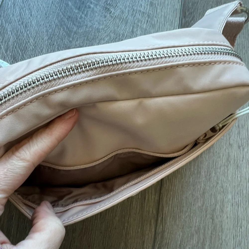 Lululemon Now and Always Belt Bag in Misty Shell / Soft Sand